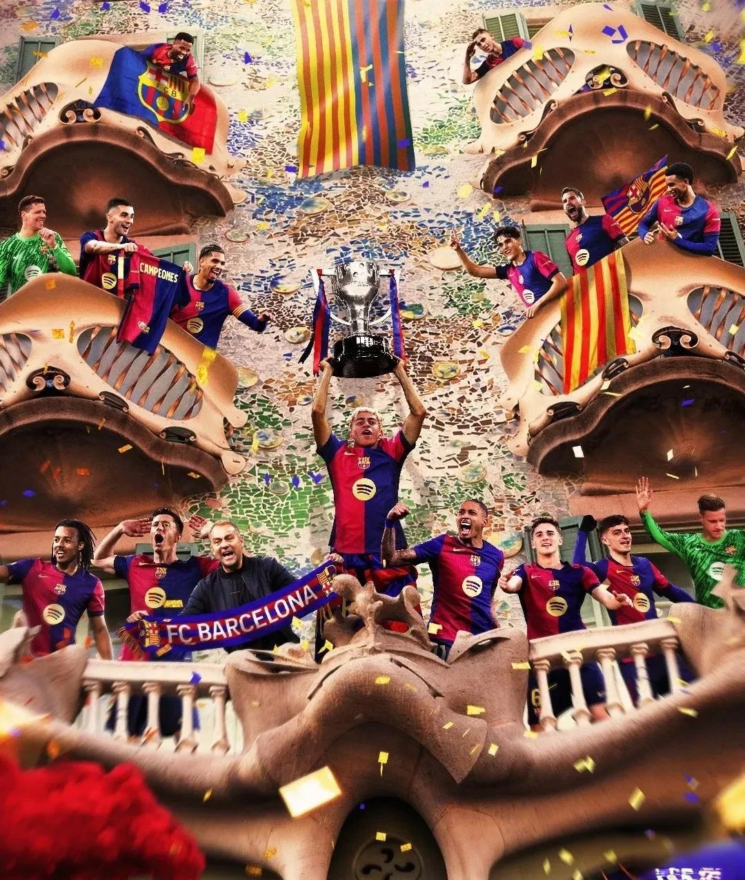 巴萨球员势不可挡,凭借团队合作赢得比赛的简单介绍 巴萨球员势不可挡,凭借团队合作赢得比赛的简单介绍