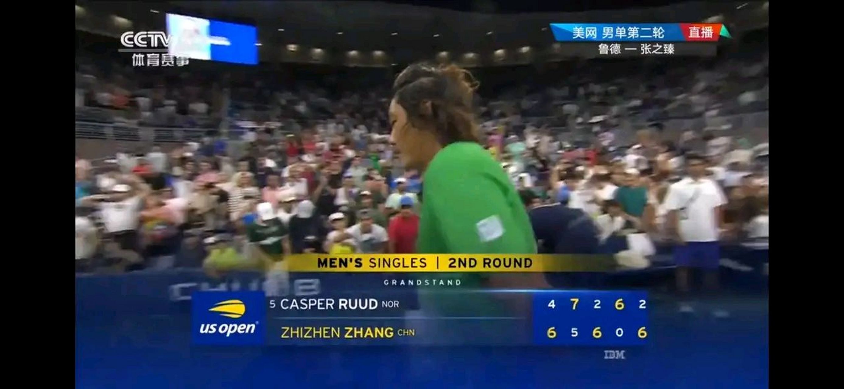 美网力克澳网，鲁德刷新纪录